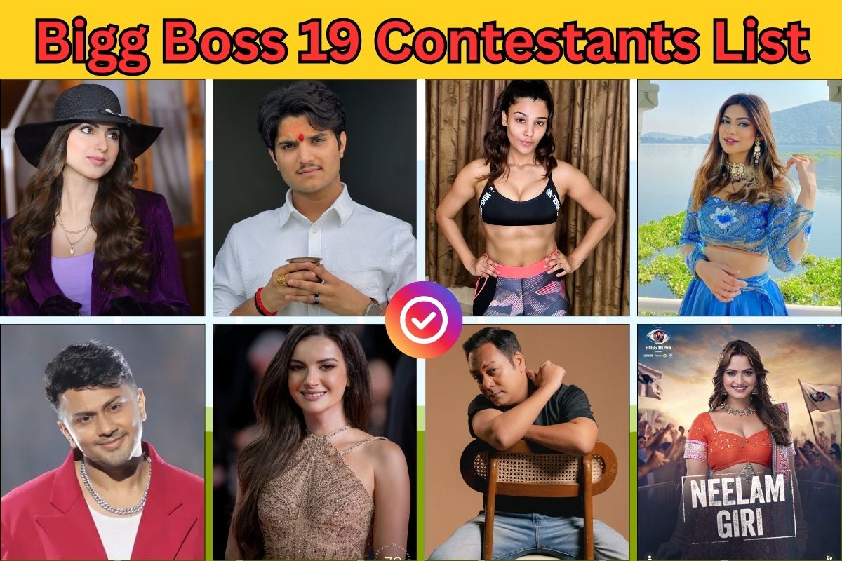 Bigg Boss 19 Contestants List