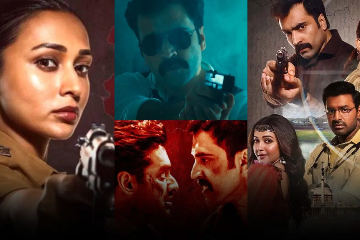 Raktabeej 2 full cast poster featuring Abir Chatterjee, Mimi Chakraborty, Ankush Hazra, Victor Banerjee, and other actors”