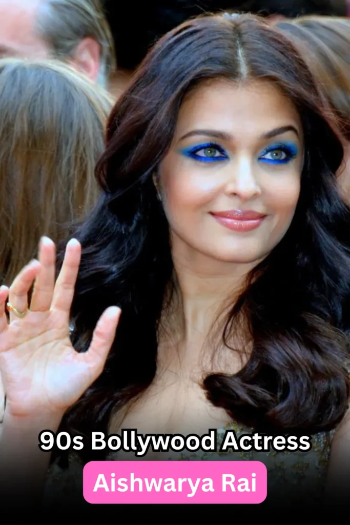 Aishwarya Rai posing as Miss World – beautiful 90s Bollywood actress from Hum Dil De Chuke Sanam