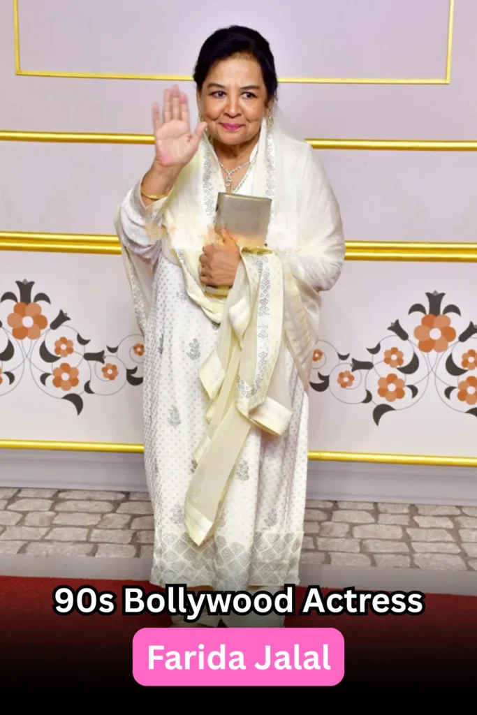 Farida Jalal smiling in motherly role – famous 90s Bollywood actress known for family dramas