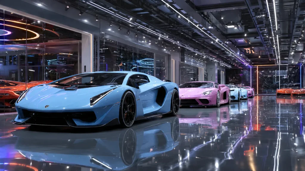 Record-breaking celebrity hypercar showroom defying imagination.